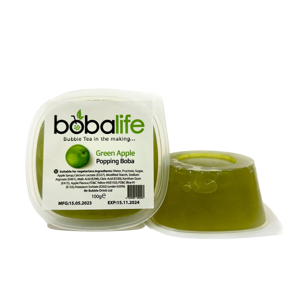 Green Apple Popping Balls by Boba Life (100g)