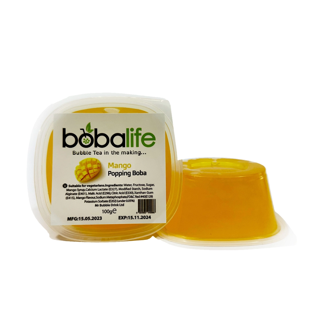 Mango Popping Balls by Boba Life (100g)