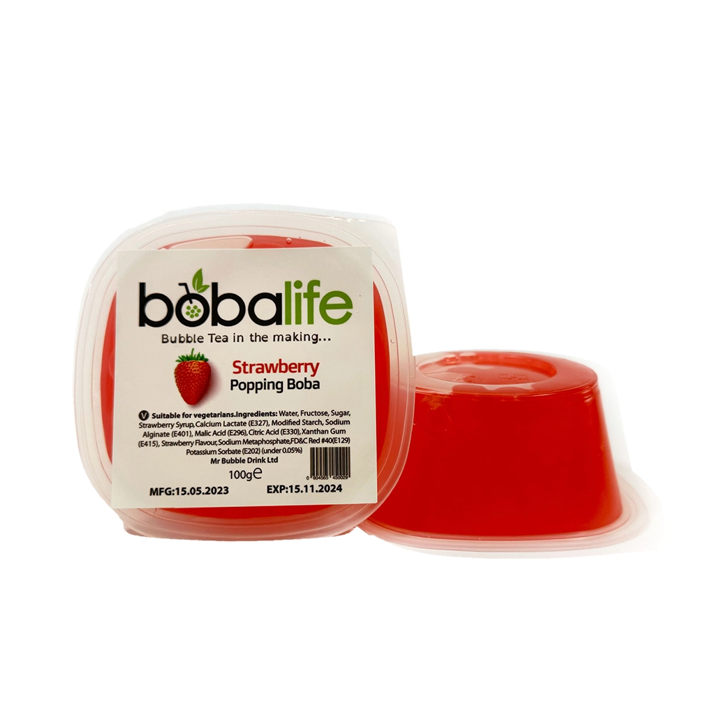 Strawberry Popping Boba Balls (100g)