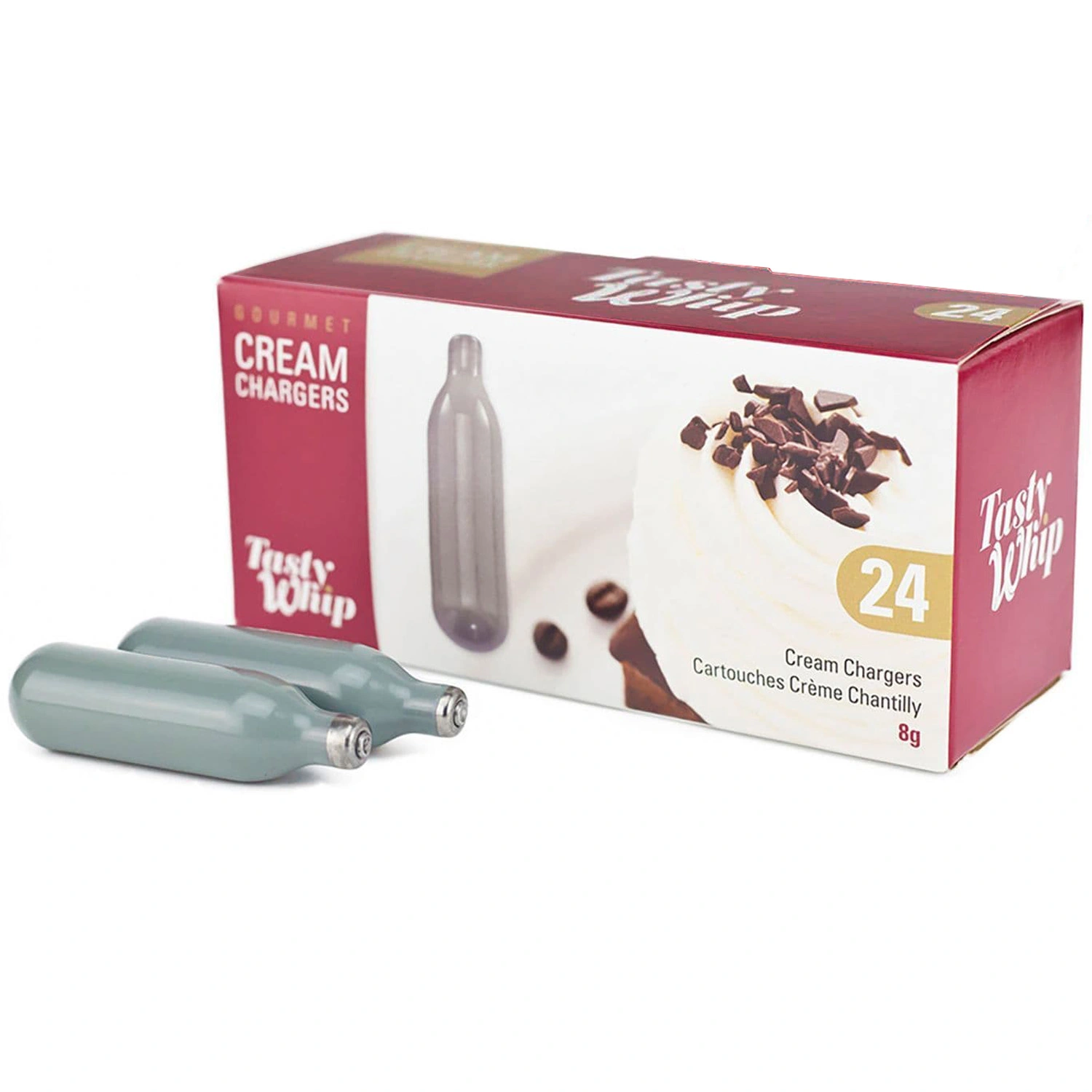 Cream Chargers by Tasty Whip          (Pack of 24) European