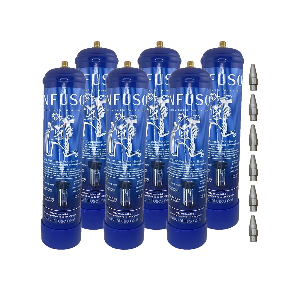 Cream Chargers by  Infuso Smart Whip x 6 (640g N2O) Business Only