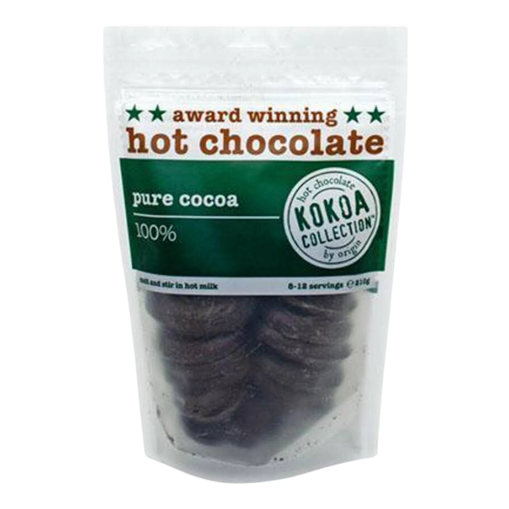 Kokoa Collection (210g) - West African (100%) Hot Chocolate Tablets