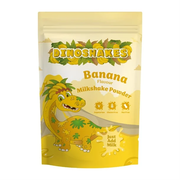 Milkshake Powder - Dinoshakes Banana (1kg Bag)