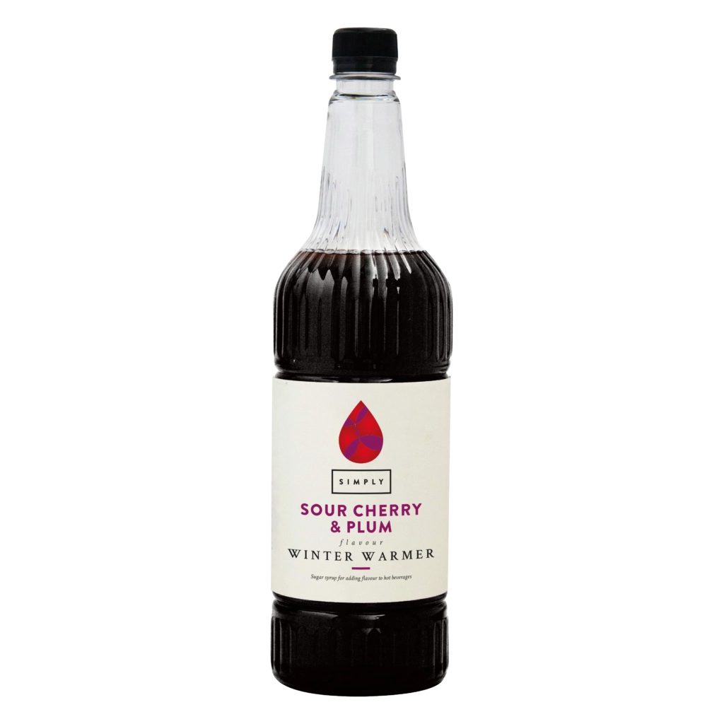 Syrup - Simply Sour Cherry & Plum Winter Warmer (1 Litre)