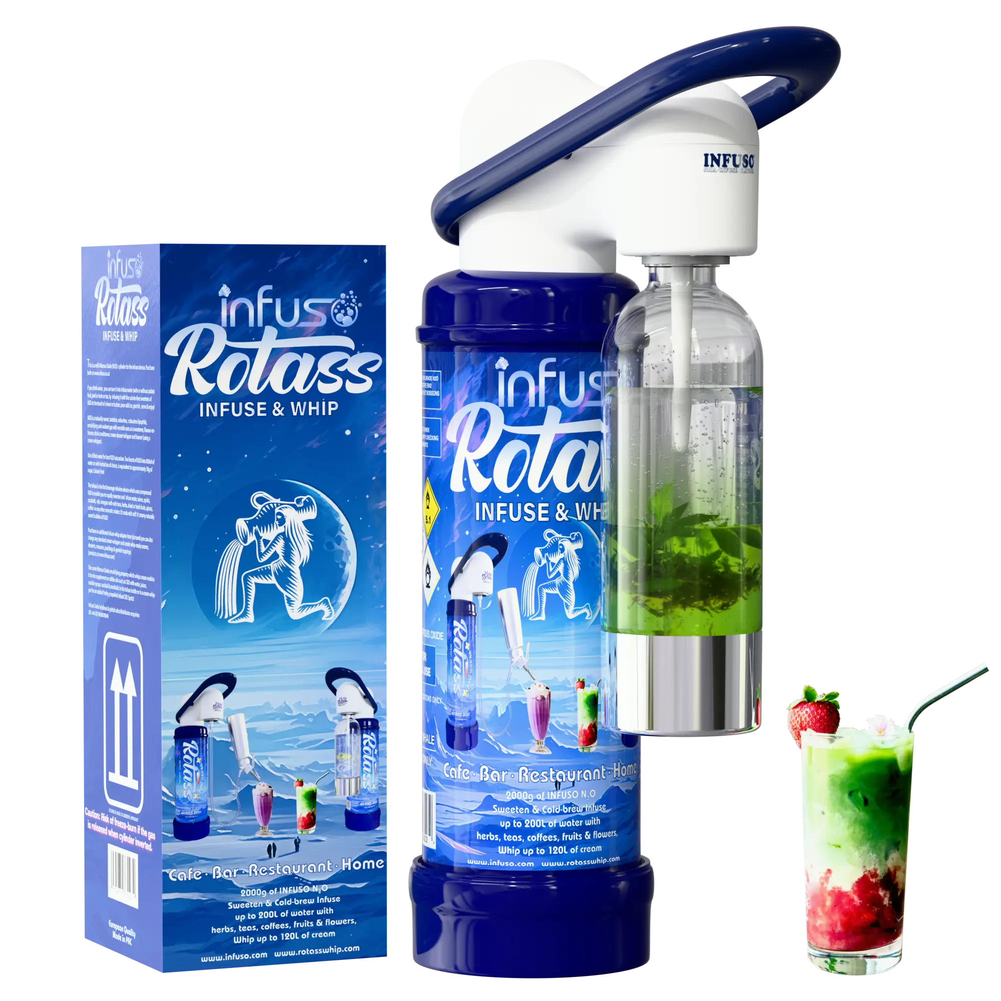 Infuso Soda & Cocktail Maker (2kg Cylinder Version)