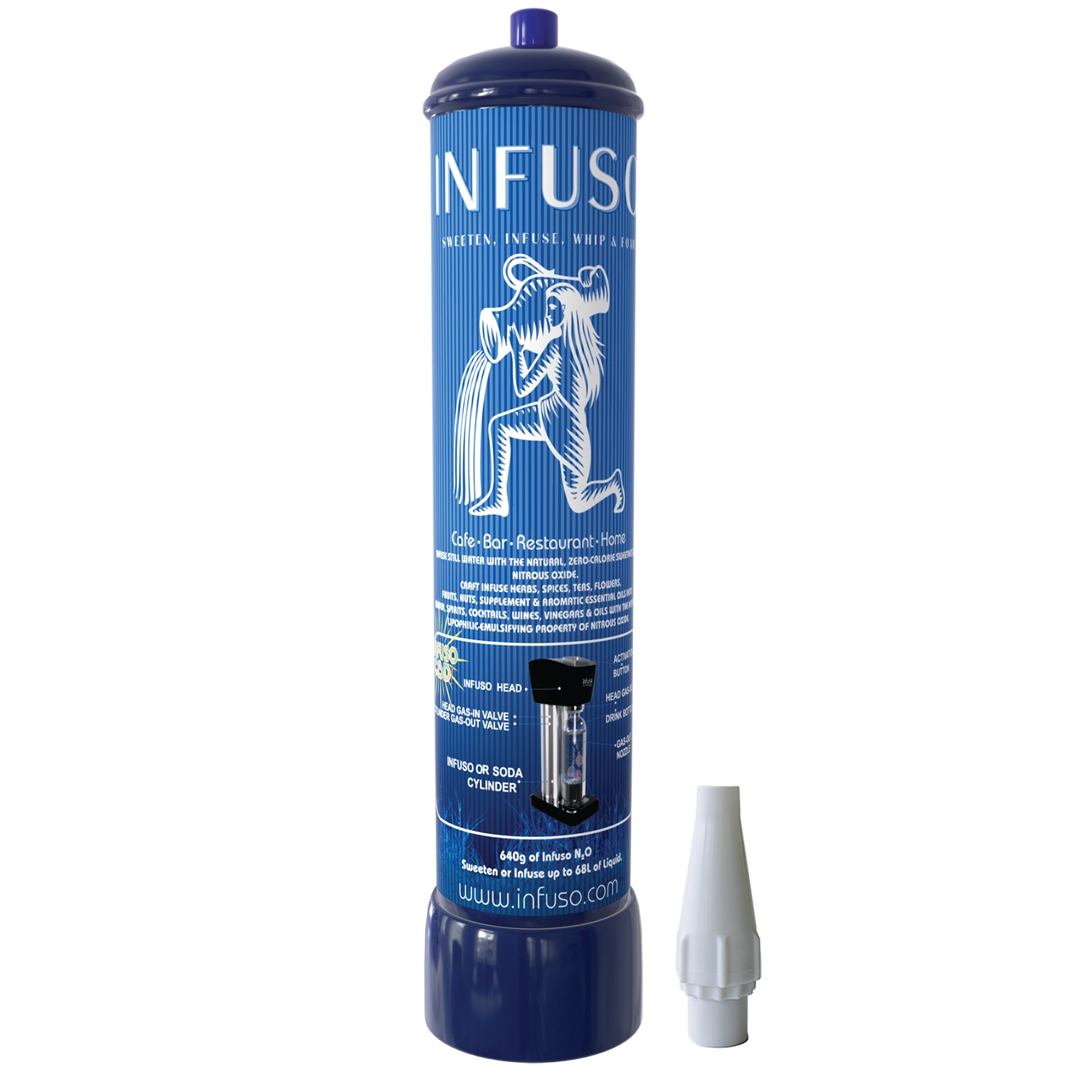 Cream Charger by Infuso Whip x 1 (640g N2O)