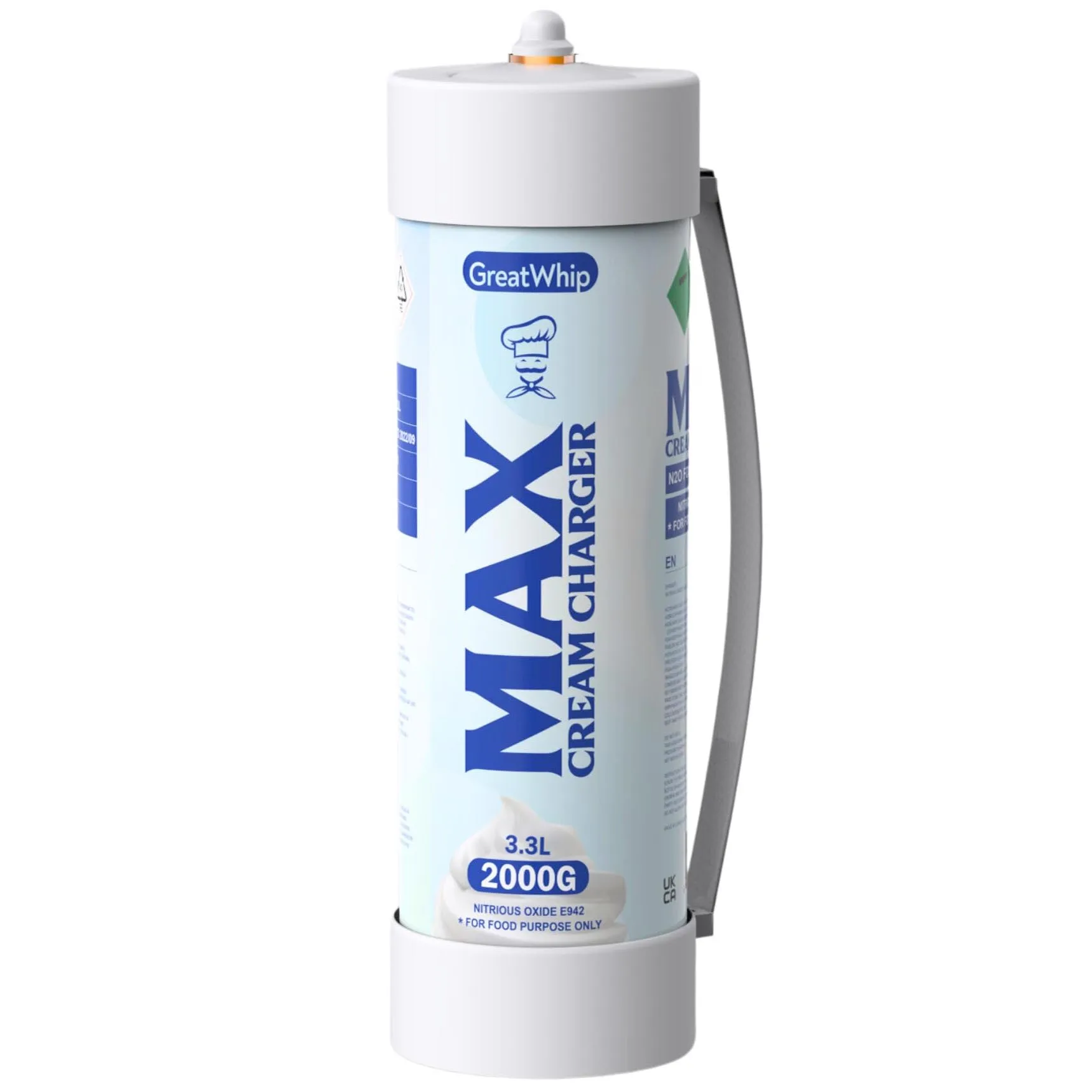 Cream Charger Max XL by Great Whip (2kg N2O)