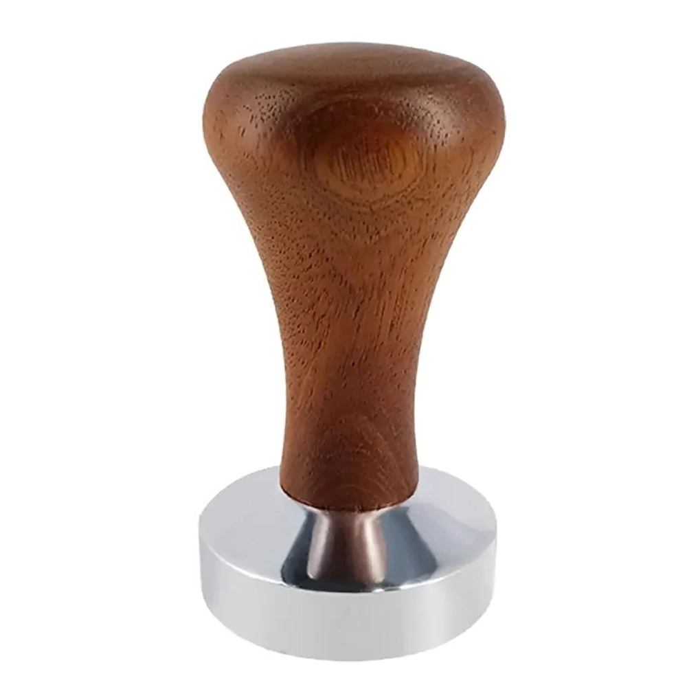 Tamper - Flat Base 53mm (Wooden Handle)